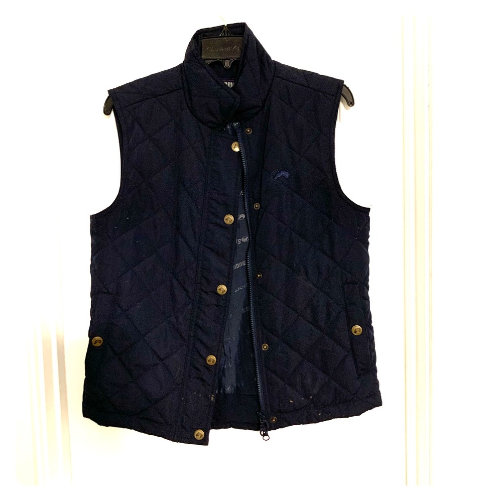 Navy blue vest